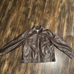 Wilson’s Leather Jacket, M.Julian, Brown